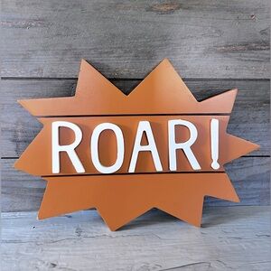 NWT Roar wall design for kids room, orange